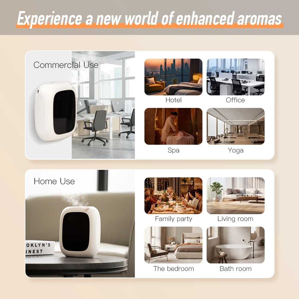 Difusor de aromas espacial compacto y grande X200